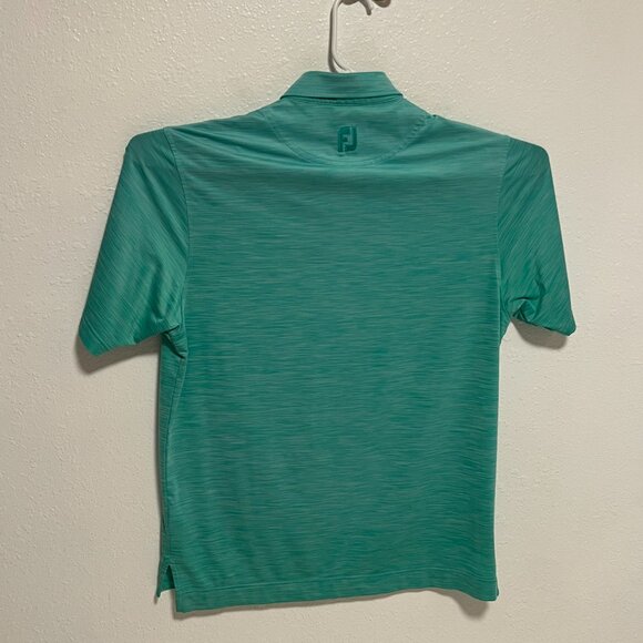 FootJoy Golf Polo Shirt Performance Stretch Preppy Green Men's size Medium - Picture 7 of 7